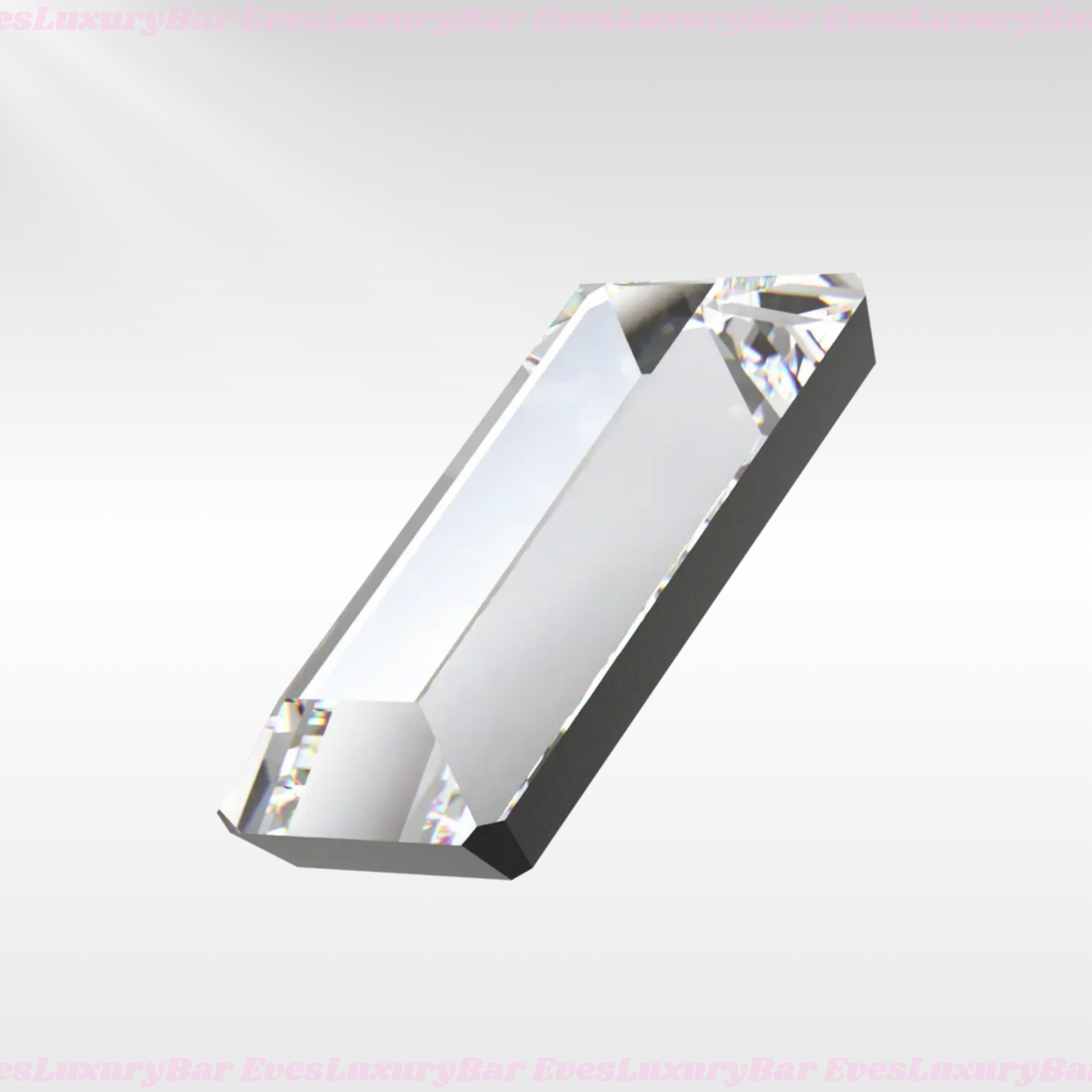 (WHOLESALE) SERINITY RECTANGLE - CRYSTAL