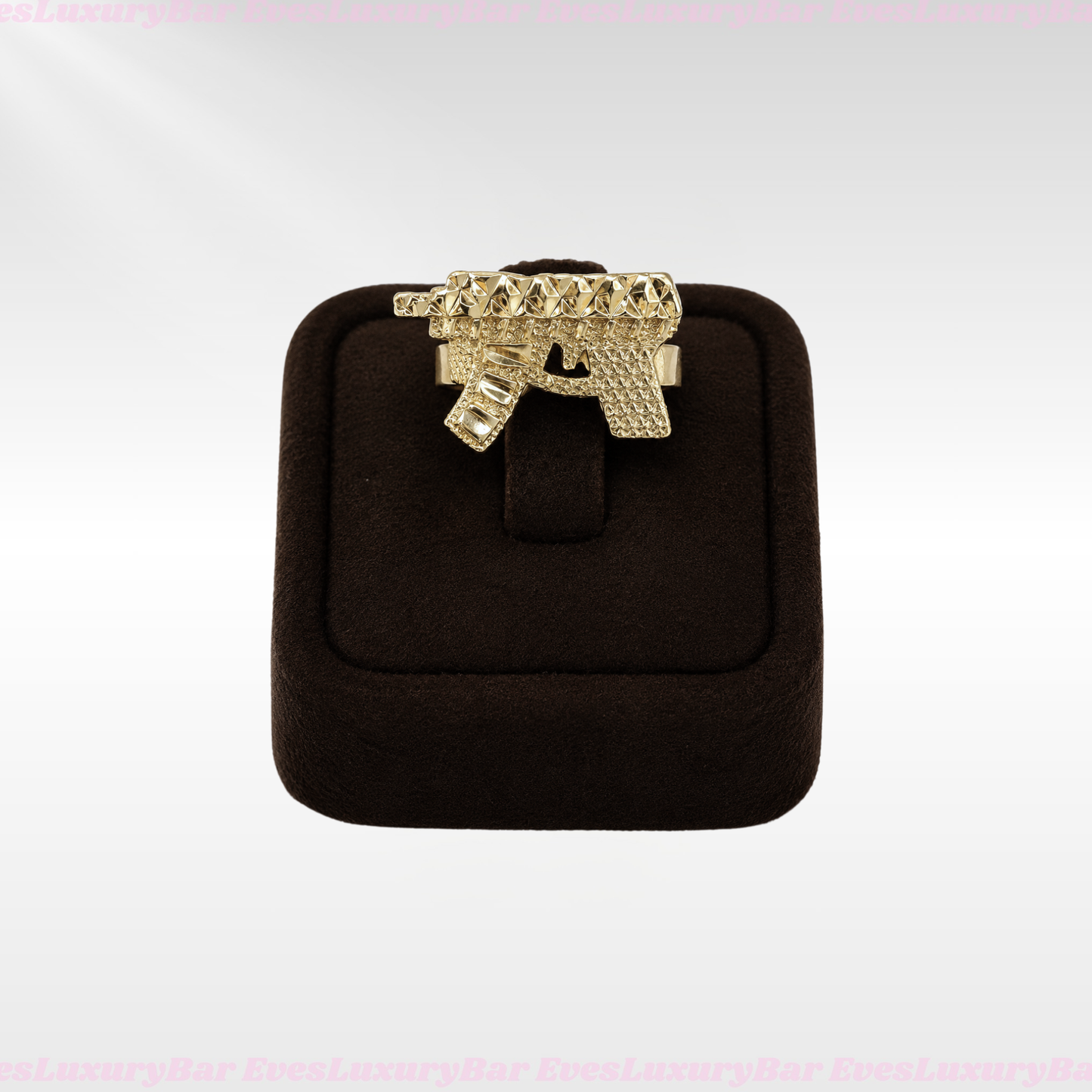 18K GOLD FILLED/PLATED UZI RING
