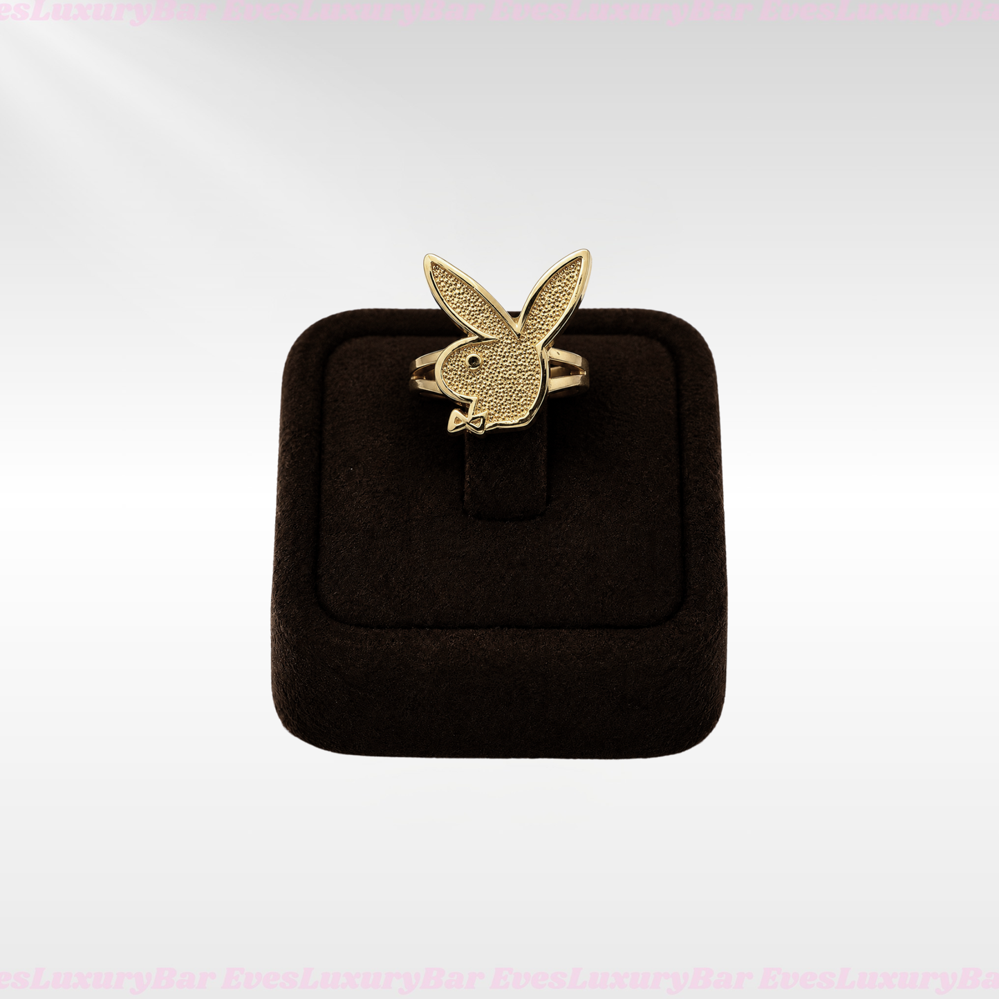 18K GOLD FILLED/PLATED PLAYBOY BUNNY RING