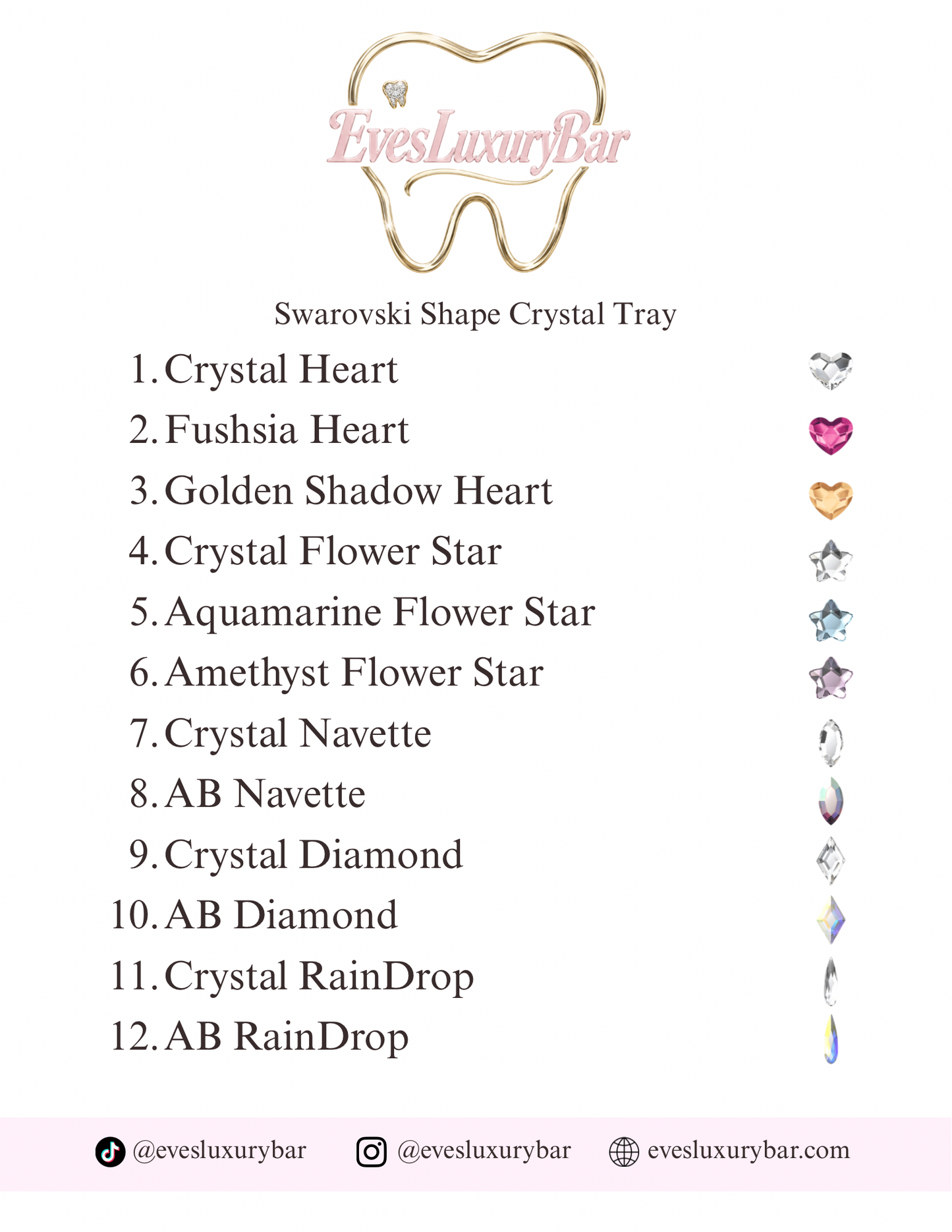 SWAROVSKI SHAPE CRYSTAL TRAY