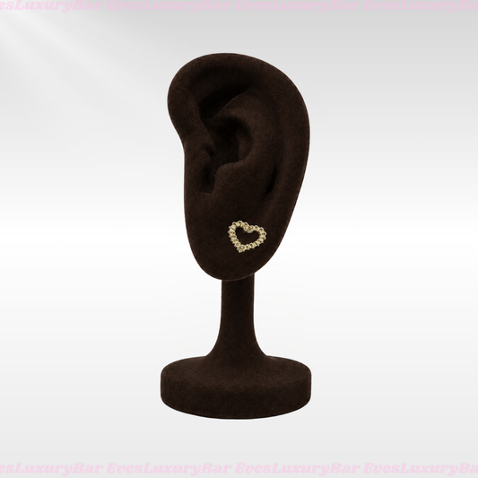18K GOLD FILLED/PLATED OPEN HEART EARRINGS