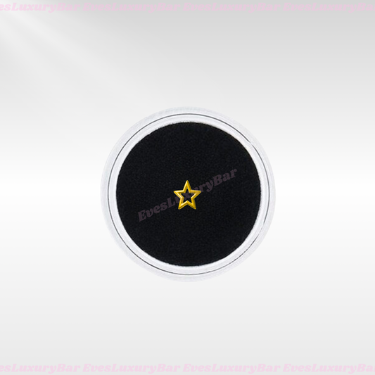 18K GOLD CHARM HOLLOW STAR