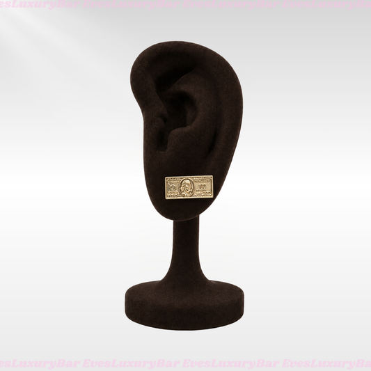 18K GOLD FILLED/PLATED DOLLAR BILL EARRINGS