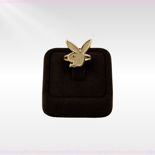 18K GOLD FILLED/PLATED PLAYBOY BUNNY RING