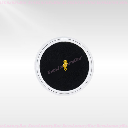 18K GOLD CHARM SEAHORSE (preorder)
