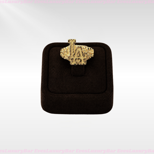 18K GOLD FILLED/PLATED LA RING