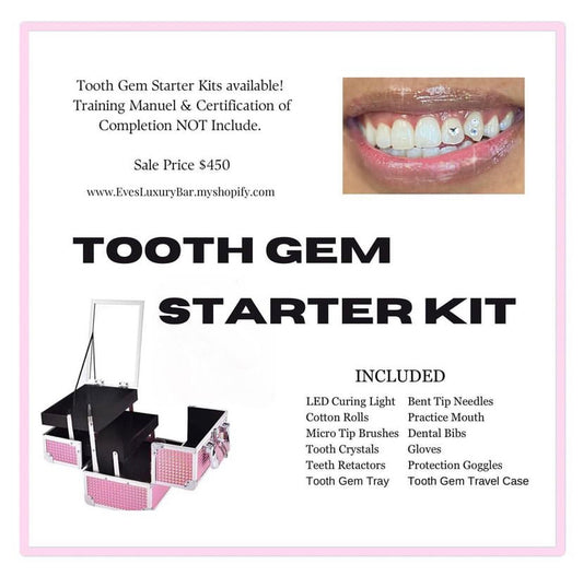 TOOTH GEM STARTER KIT - NO TRANING MANUAL - NO CERTIFICATE