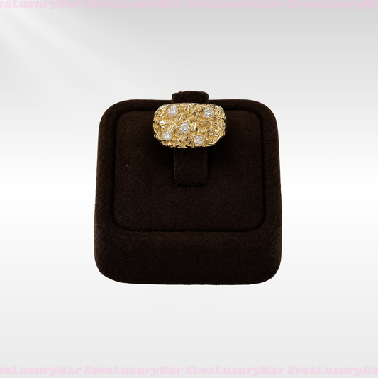 18K GOLD FILLED/PLATED NUGGET RING