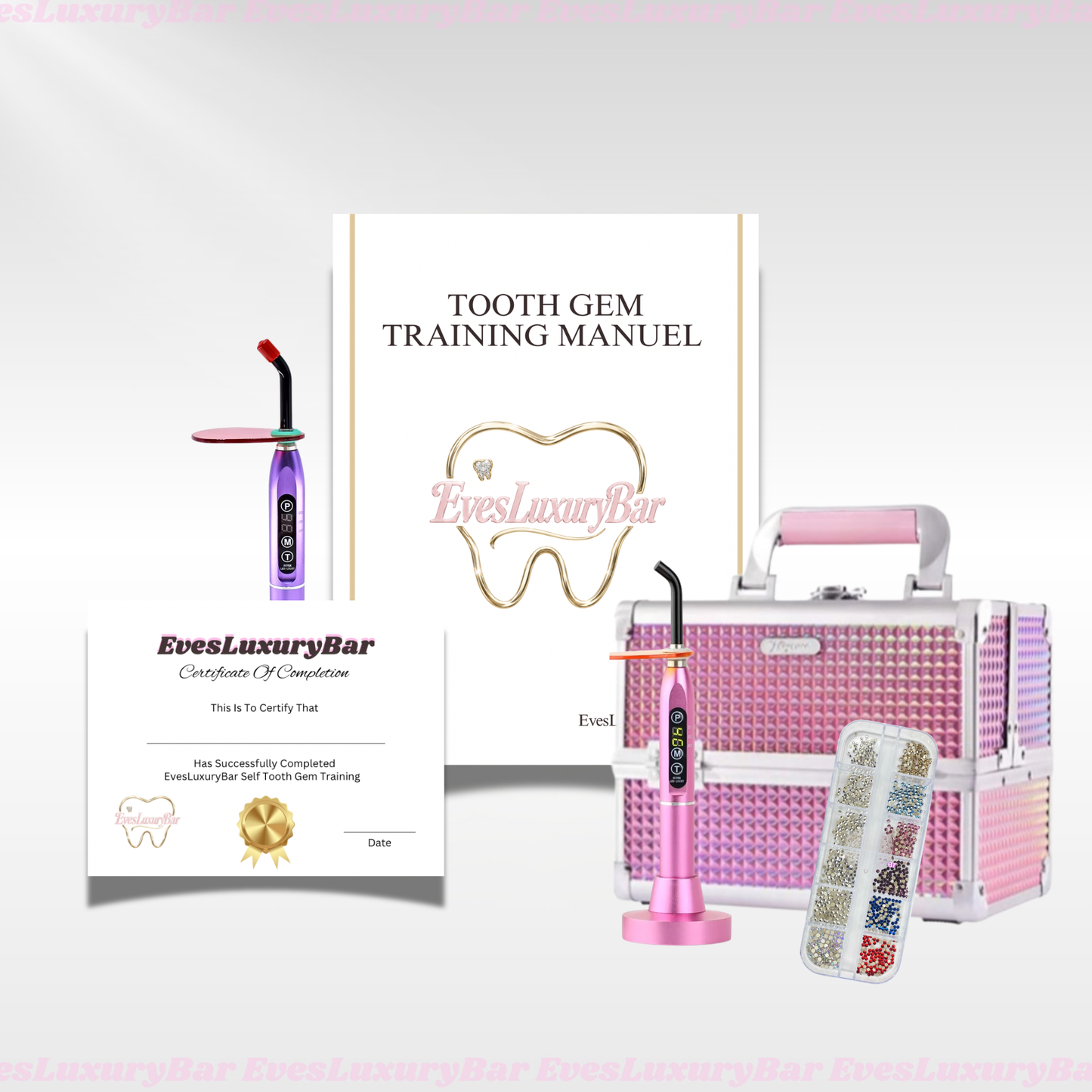 TOOTH GEM BUSINESS STARTER KIT + TRANING MANUEL + CERTIFICATE & MORE