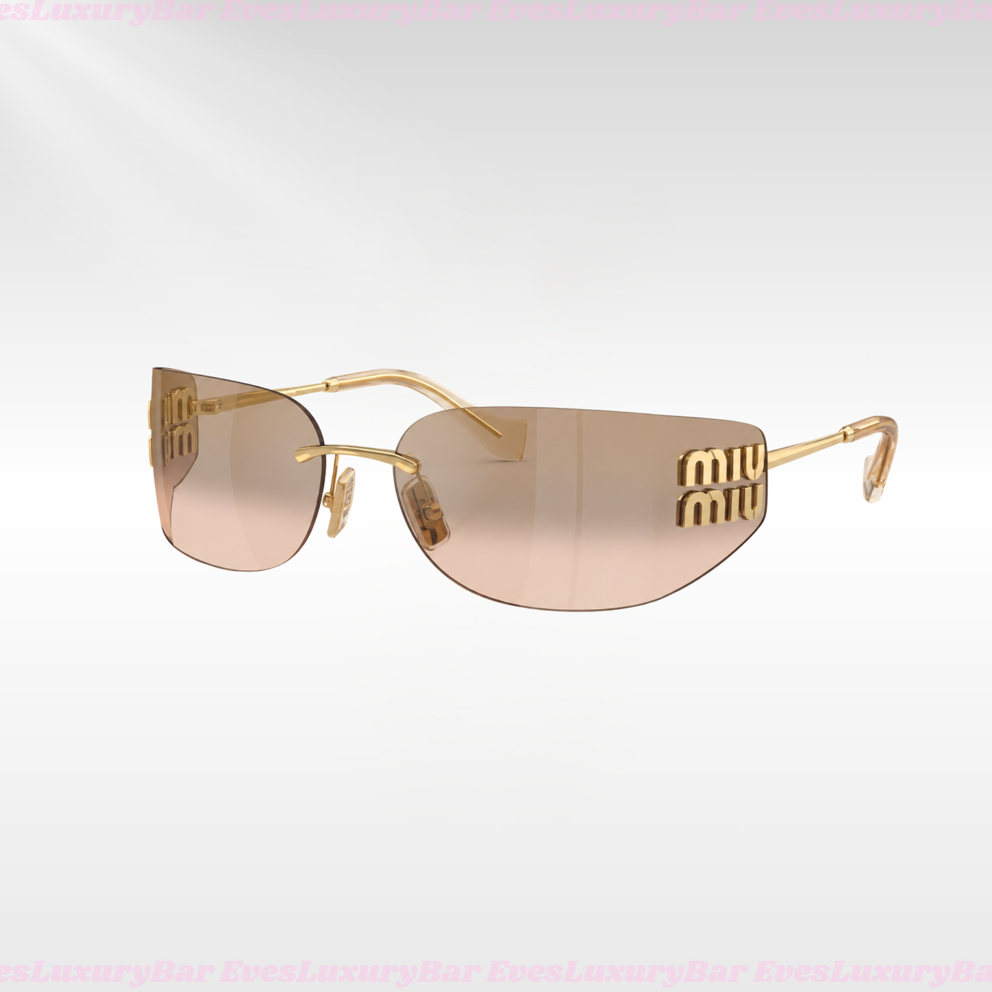 RIMLESS SHIELD SUNGLASSES